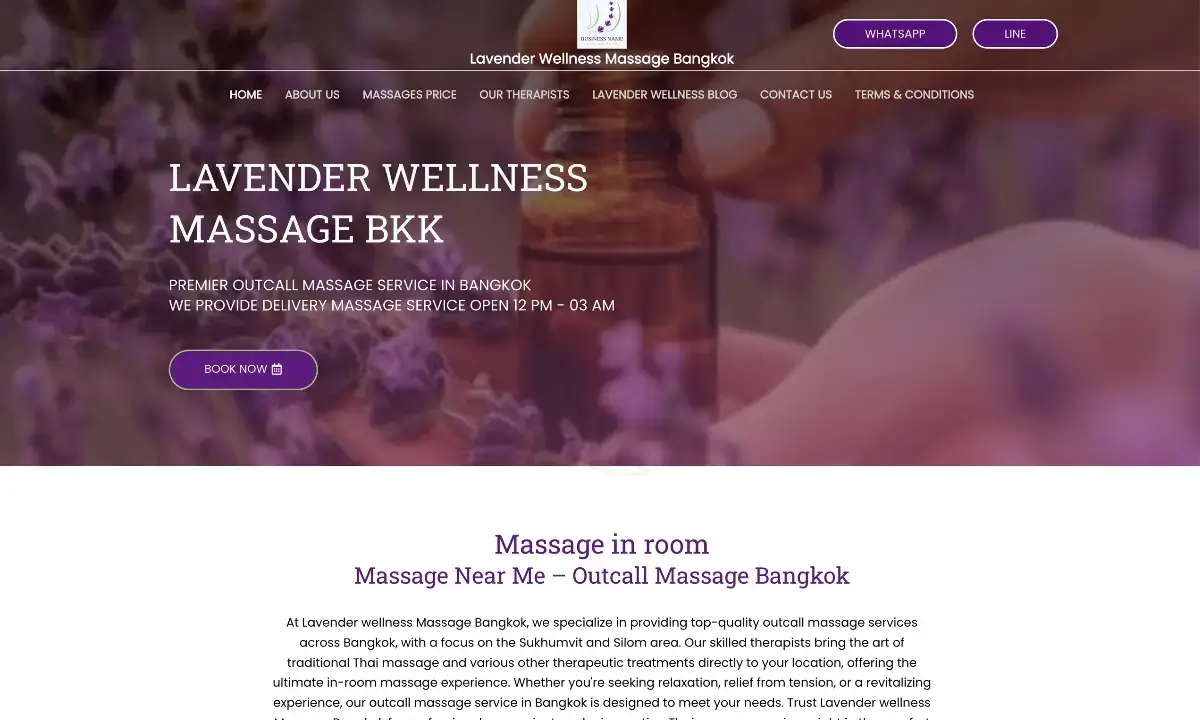Lavender Wellness Massage