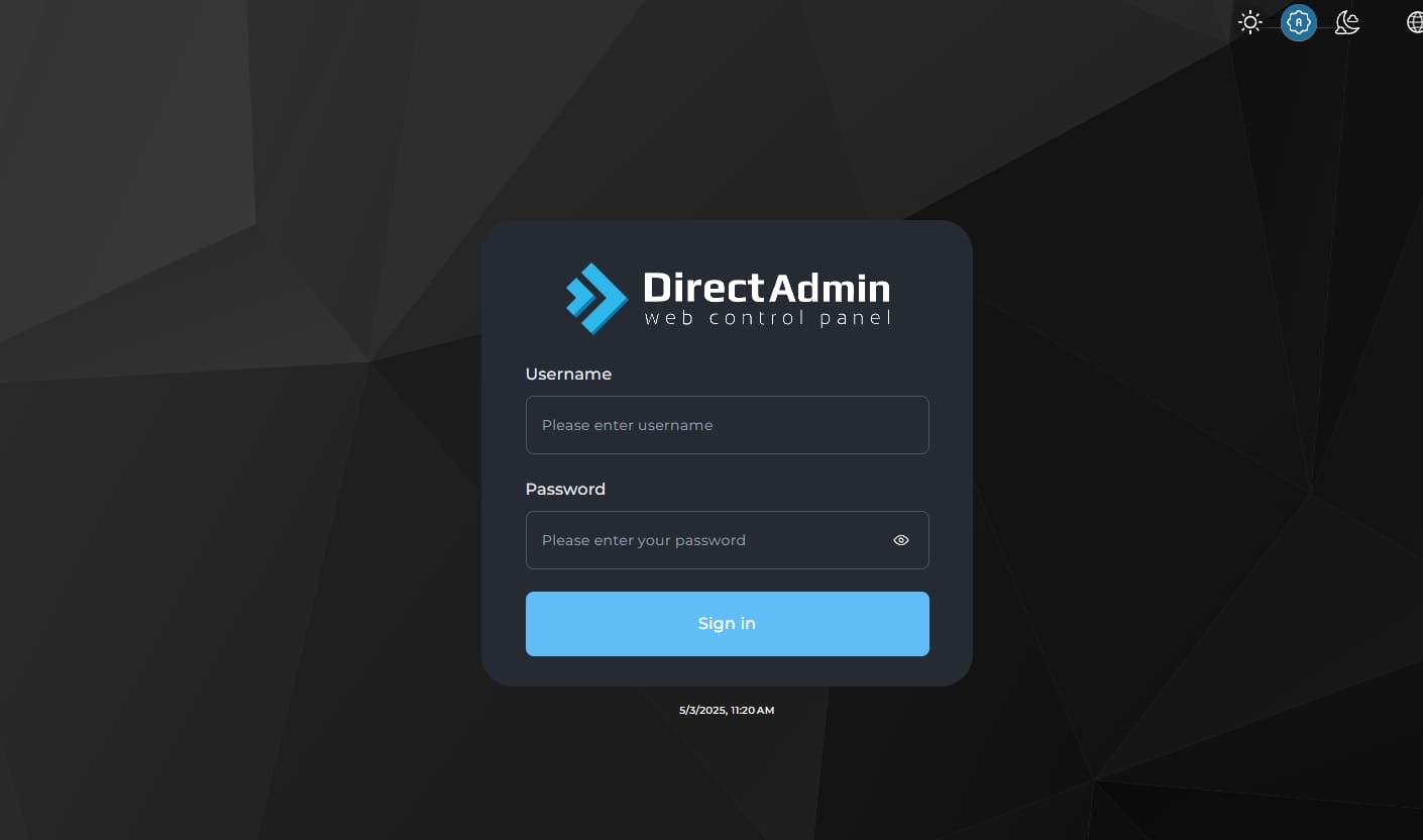 การสร้างอีเมลด้วย DirectAdmin 1746246004749
