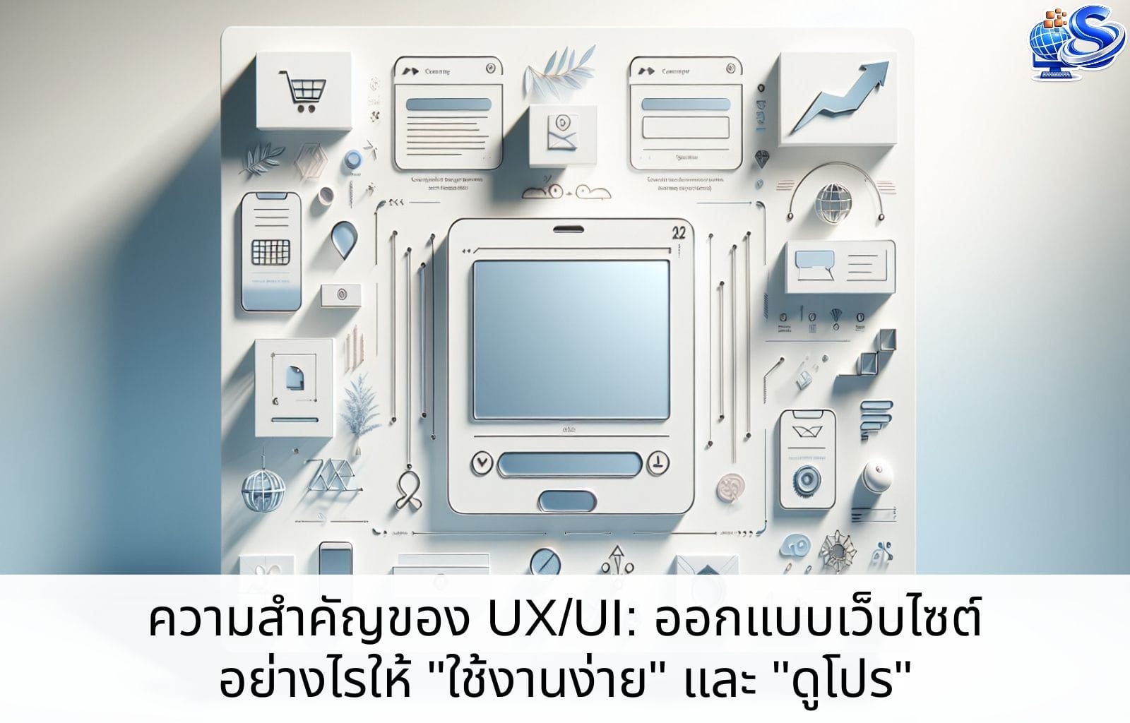 ความสำคัญของ UX/UI: ออกแบบเว็บไซต์อย่างไรให้ "ใช้งานง่าย" และ "ดูโปร" Cover Blog 8